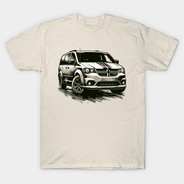 Dodge Caravan T-Shirt by Vehicles-Art